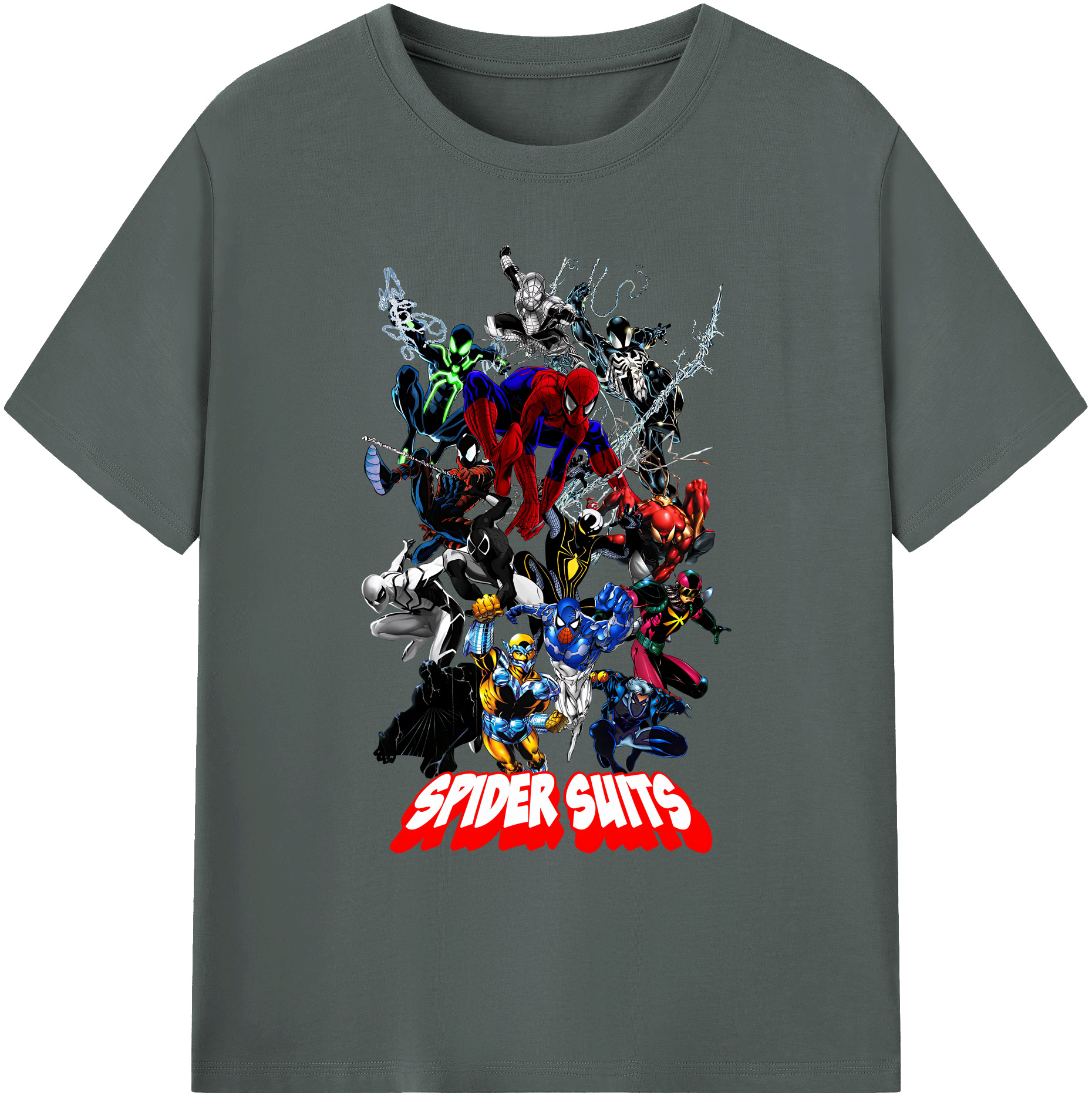 （画像用） Spider Man スパイダーマン 綿100％ メンズ半袖Tシャツ｜肌触りやわらか＆通気性